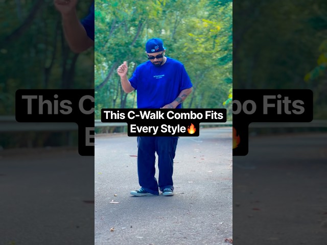 C-Walk Combo Footwork for Beginners 🔥 #hiphopdance #tutorial #basicdancemoves #beginners #easy
