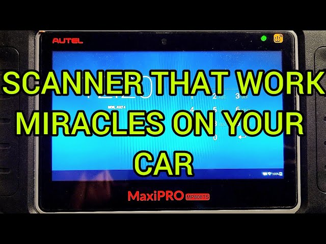 Showing all the features on a Autel Maxi-pro mp808ts scan tool