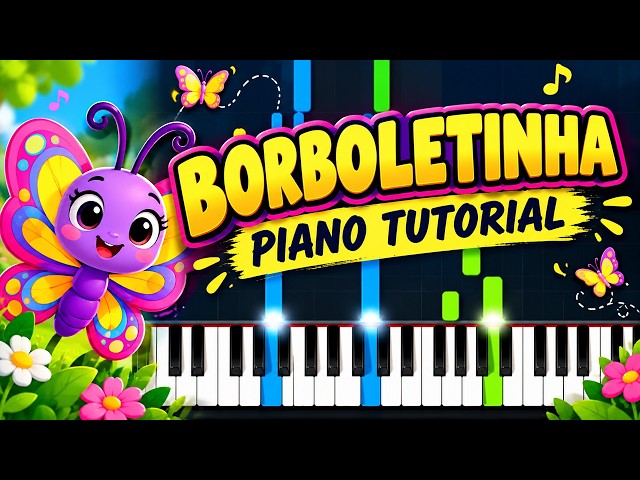 Toque Borboletinha no Teclado | Tutorial Fácil de Teclado 🦋