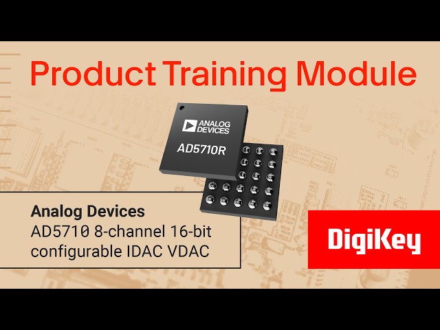 Analog Devices AD5710 8-Channel 16-bit Configurable IDAC VDAC – PTM | DigiKey
