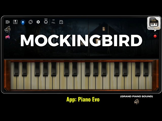 How to Play Mockingbird on the Piano Evo app #pianoapp #piano #pianoevo #mockingbird #eminem #music