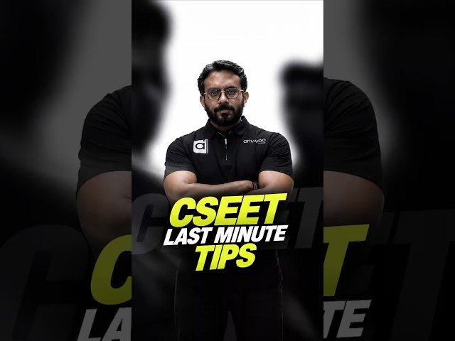 CSEET October 2026: Last-Minute Exam Tips You Need to Hear #shorts