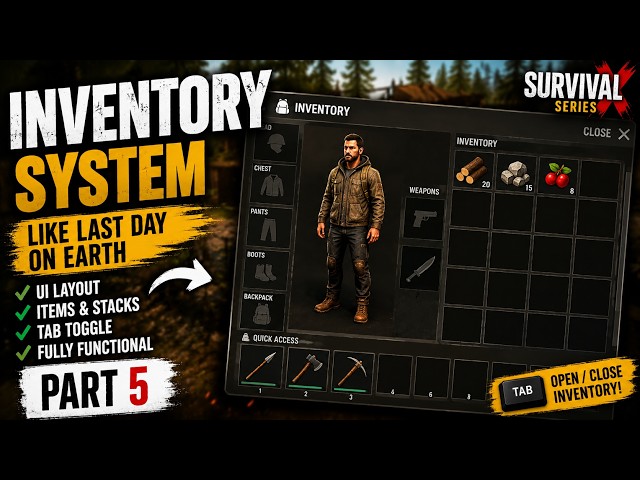 Building an Inventory System in Unity 6 | Like Last Day On Earth Survival Ep4