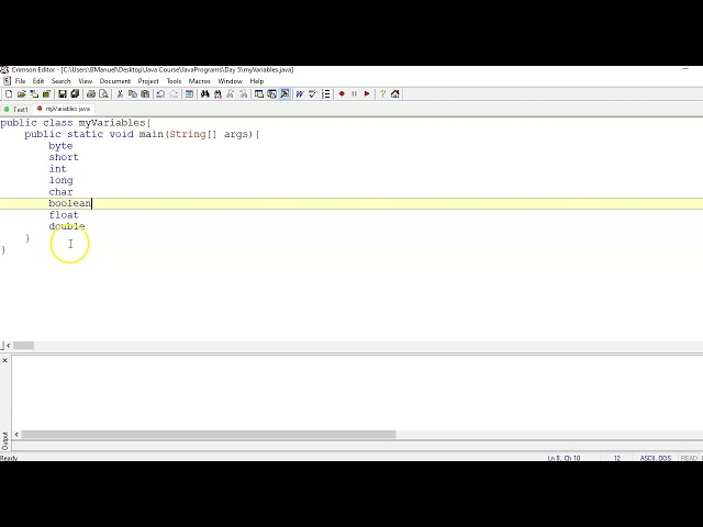 Java Programming: 18# variables and rules for declaring it