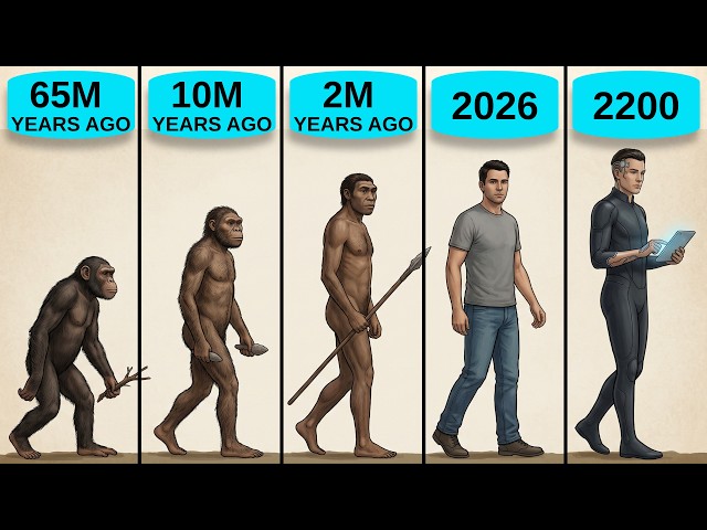 The Evolution of Humans — 65 Million Years Ago to Year 10,000