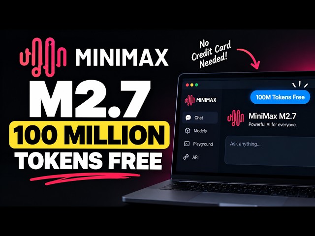Run MiniMax M2.7 FREE with 100 Million Tokens?! 🤯