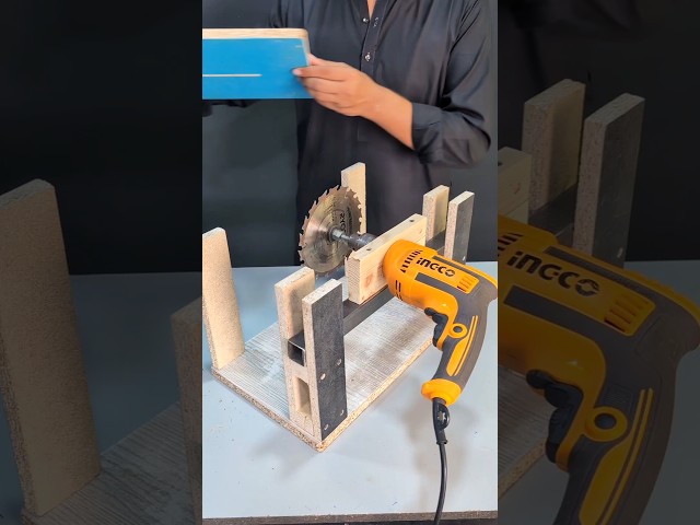 DIY Drill-Powered Saw Table: A Step-by-Step Guide