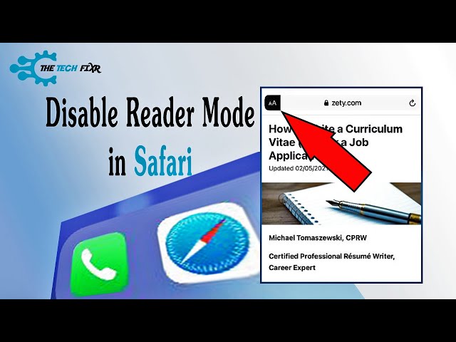 How to Disable Reader Mode in Safari? iOS Tips to Ease Browsing