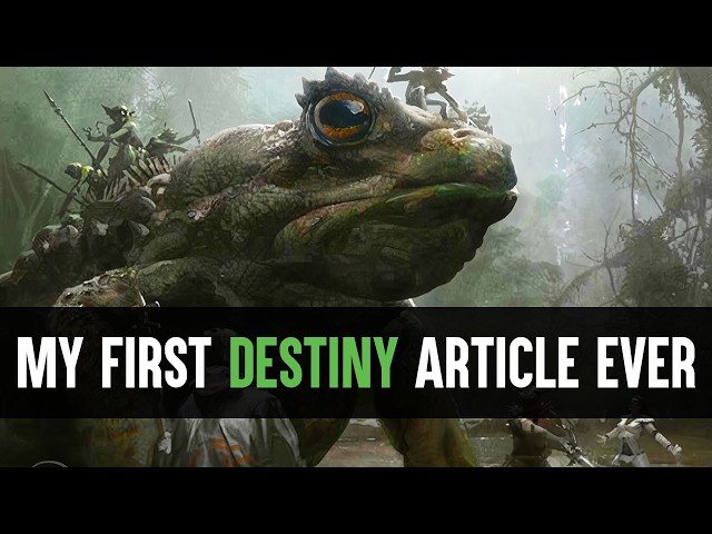 Here's The First Destiny Article I Ever Wrote, 13 Years Ago, Which Was Somewhat Prophetic