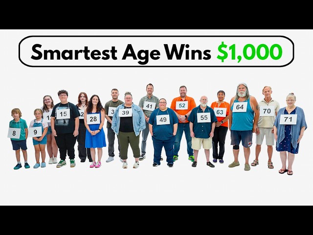 Ages 1 - 80 vs General Knowledge Quiz