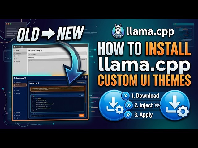 Custom CSS Themes for llama.cpp UI | Step-by-Step Installation Guide
