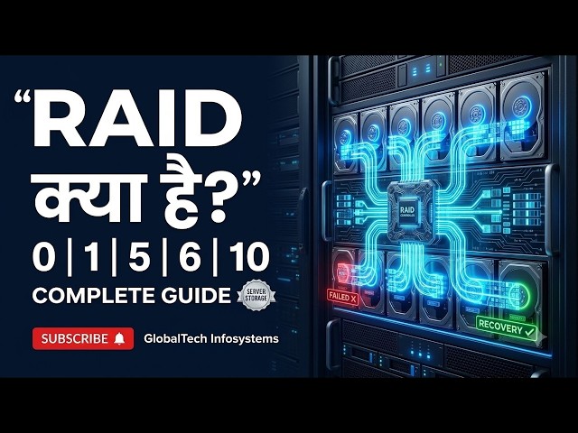 RAID क्या है और कैसे काम करता है? | RAID 0, 1, 5, 6, 10 Complete Guide
