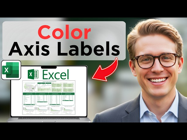 How to Make the Font of the Axis Labels Different Colors in an Excel Chart (Full Guide 2026)