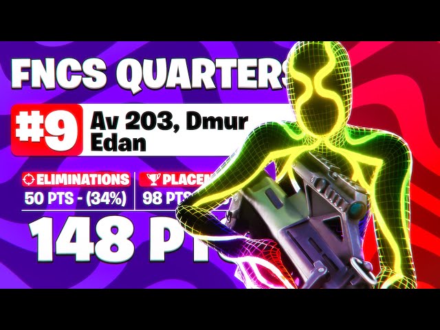 My New GOD TRIO Got 9TH In FNCS Quarters 👑 | Av