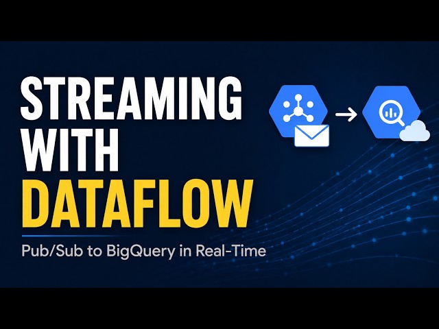 GCP Dataflow Tutorial: Build a Streaming Pipeline (Pub/Sub + BigQuery)
