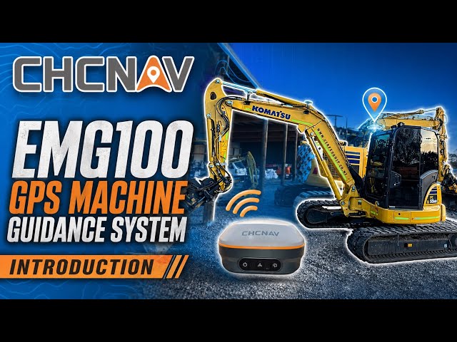 EMG100 GPS Machine Guidance System – Full Introduction (CHCNAV Excavator Setup)