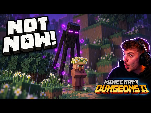 I Had To SAVE Mr. Flower Villager | Minecraft Dungeons II