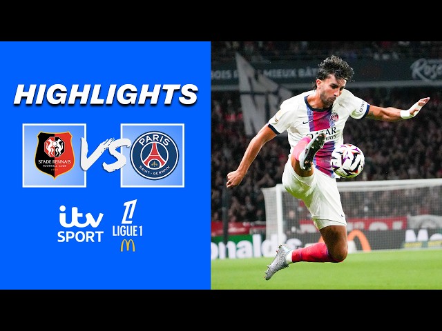 HIGHLIGHTS - Ferran Torres FIGHTBACK! | Rennes v PSG | Ligue 1 x ITV Sport