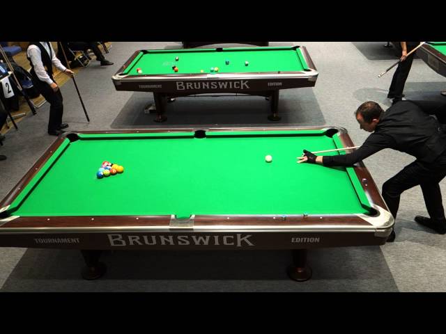 Shane Van Boening's 10-ball break shot