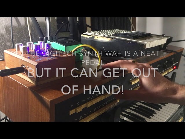 Dr. Böhm Solist 78 Jam with Digitech Synth Wah Pedal