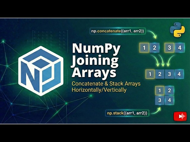 NumPy Joining Arrays | How to Join Two NumPy Arrays