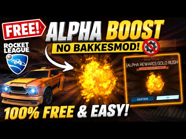 HOW TO GET ALPHA BOOST FOR FREE! (NO BAKKES MOD)