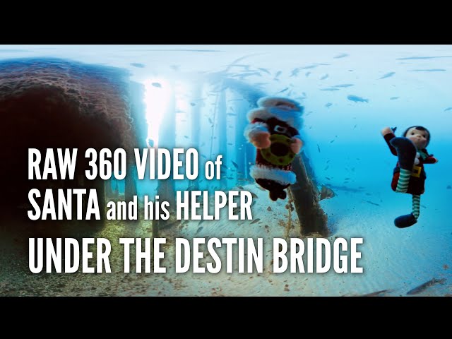 RAW 360 of SANTA UNDER THE DESTIN BRIDGE!  - ShaneOgoeS CAMERA DROP