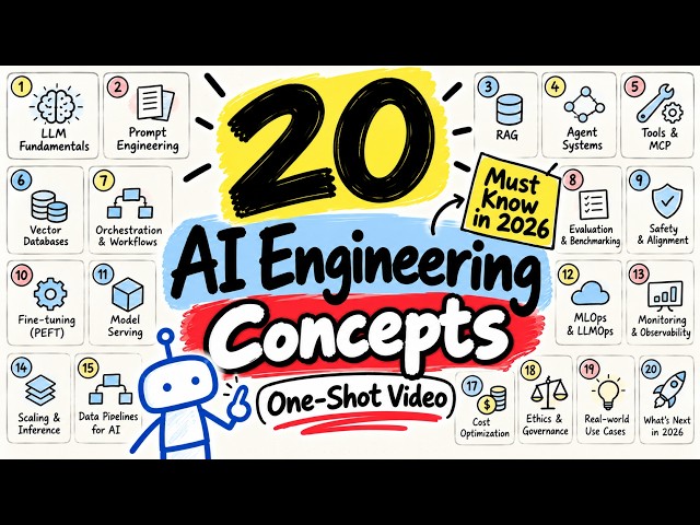 AI Engineering Is HARD Until You Learn These 20 Concepts in 2026