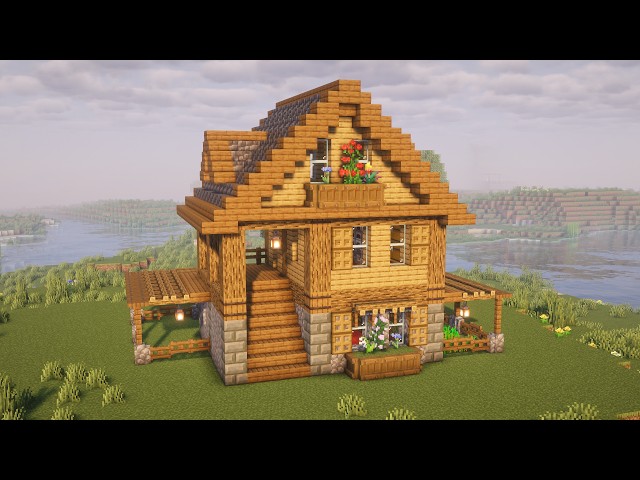 Minecraft - How to build a Small Survival House | Minecraft Tutorial