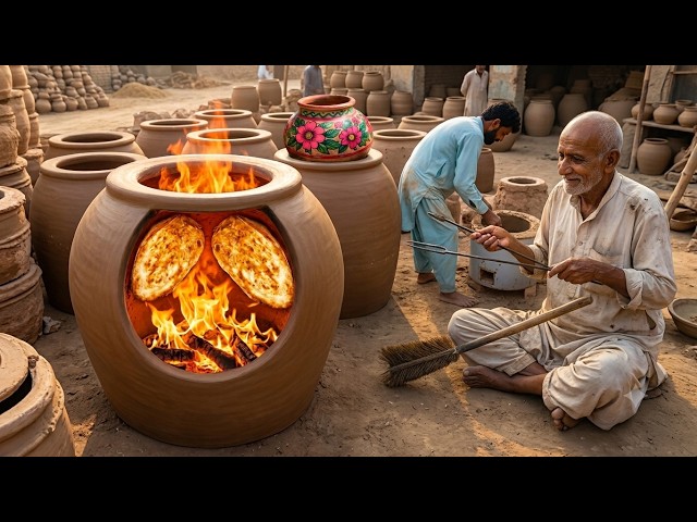 Amazing Process of Making! Mud Oven Tandoor | Mud Oven Tandoor Making Traditional Clay Tandoor