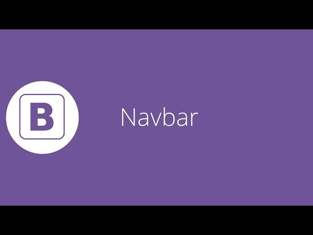 Bootstrap tutorial 18 - Navbar