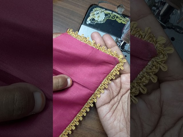 Lace sewing tips #shorts #sewing #stitch #tailoring #tips #tricks #tipsandtricks #lace #shawl #reels