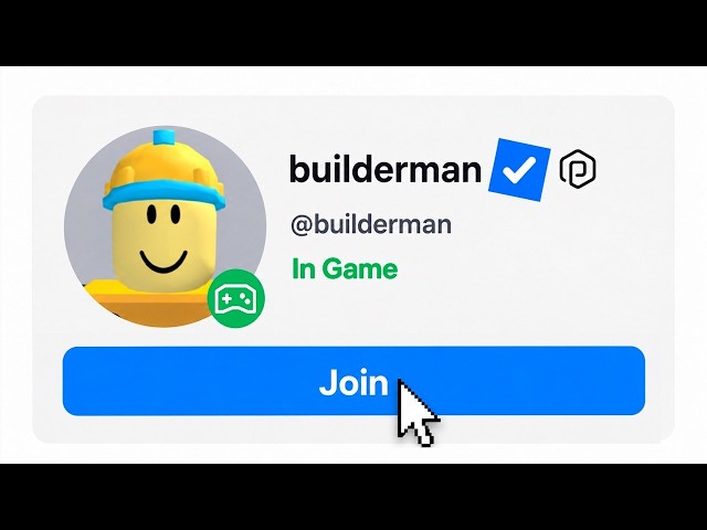 I Joined BUILDERMAN'S Roblox Game!