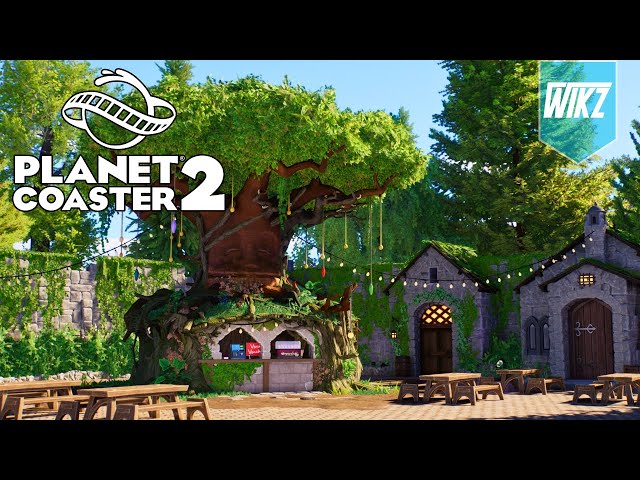 How to Build a Fantasy Plaza in Planet Coaster 2 | Sorcery Pack Giveaway