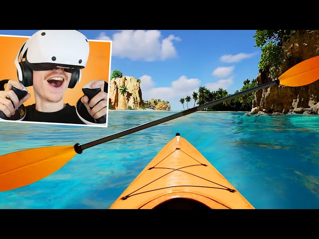 This PSVR2 Kayak Simulator Game is TOO REAL to be VR...