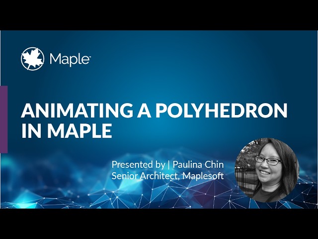 Animating a Polyhedron in Maple