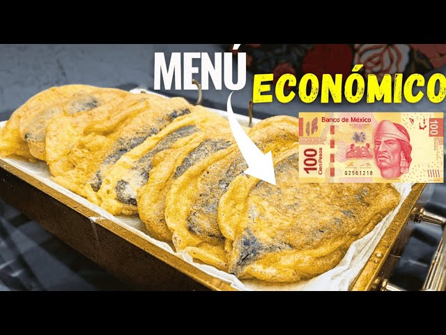 MENÚ ECONÓMICO CON $100 PESOS #cocinaconmigo #viralrecipevideo