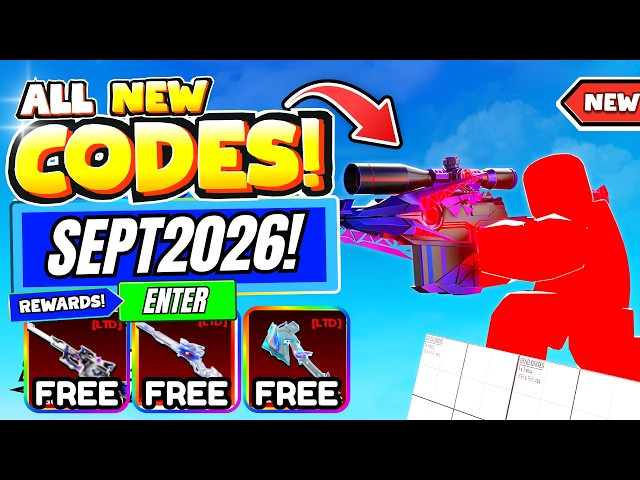 *NEW CODES* ALL WORKING CODES FOR SNIPER ARENA  IN SEPTEMBER 2026! ROBLOX SNIPER ARENA