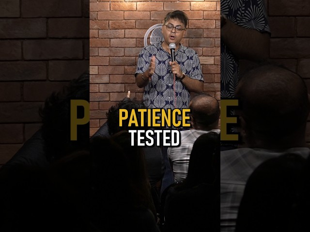 Patience Tested? Stand-up Comedy by Abijit Ganguly #shorts #standupcomedy #crowdwork