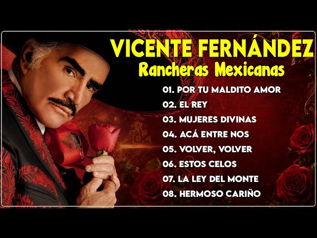 Vicente Fernández Mix 2026 🎺 Música de Mariachi | 15 Grandes Éxitos Rancheros Mexicanos