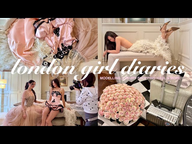 london girl diaries │ modelling shoot, luxury shopping haul & more 