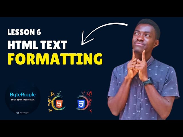 HTML Text Formatting Tags Explained | Bold, Italic & More