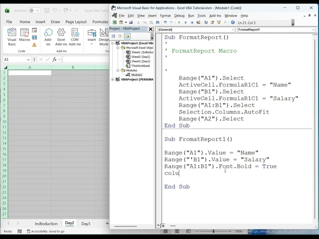 Excel VBA Record Macro | Learn Macro Recording in Excel for Beginners