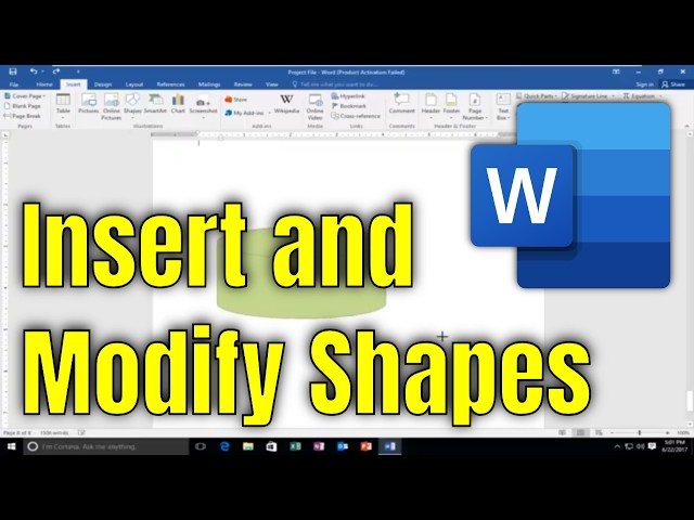 How to Insert and Modify Shapes in Microsoft Word PC & Mac