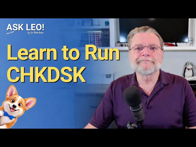 Checking and Repairing a Disk with CHKDSK