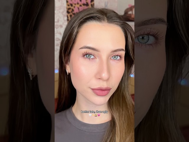 better late, than ugly 🤍✨💆🏼‍♀️💗#makeup #grwm