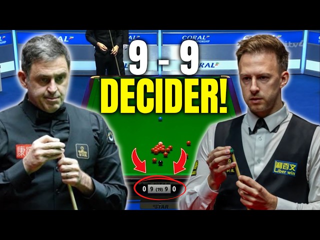 9–9 Final Frame… Ronnie O’Sullivan vs Judd Trump | 2019 Tour Championship 🤯