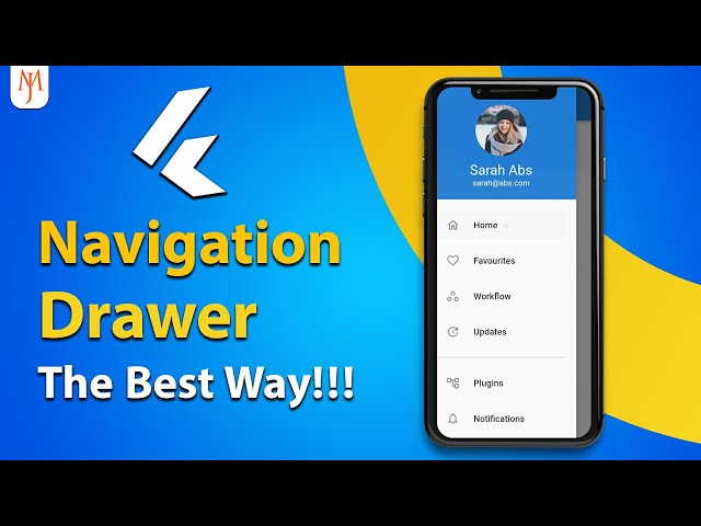 Flutter Tutorial - Navigation Drawer [2022] (Sidebar Menu)