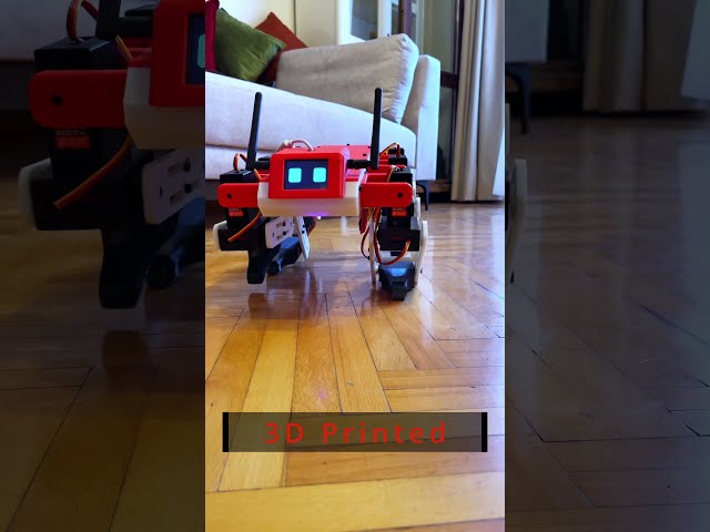 HexaDog ZBD 3D Printed Arduino Robot #diyelectronics