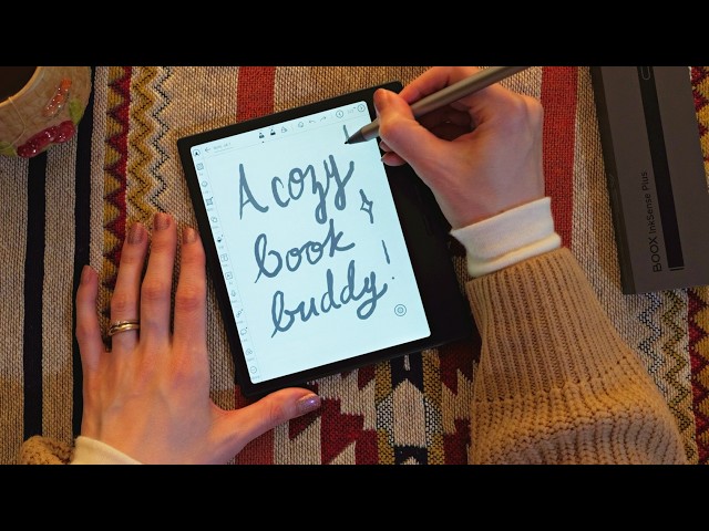 ASMR E-Reader Unboxing & Gift Wrapping (Whispered) 📱 Boox Go 7 BW